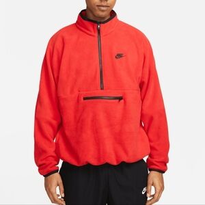 Nike • Unisex Red Fleece Pullover
